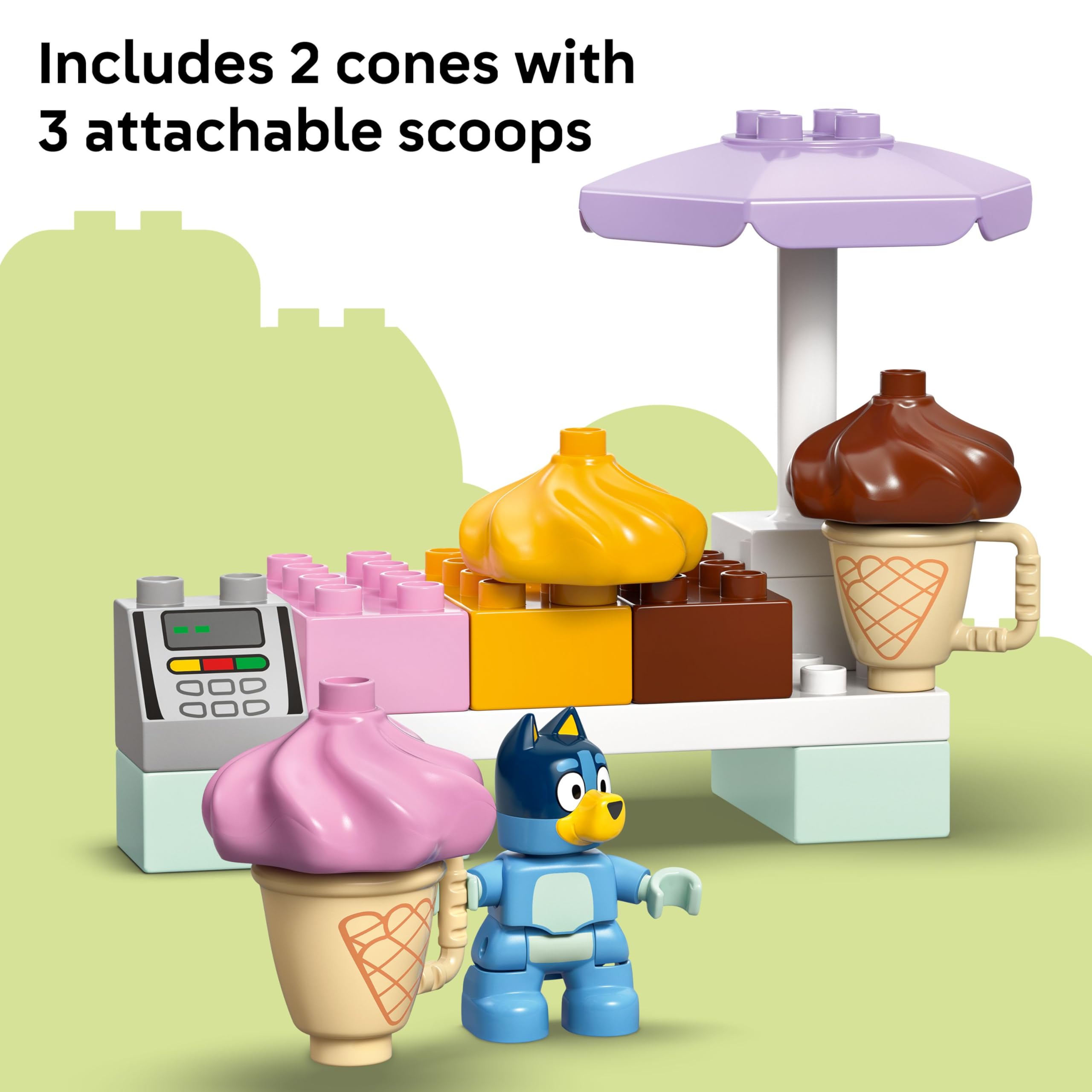 LEGO DUPLO bolas de helado apilables detalle táctil y motricidad