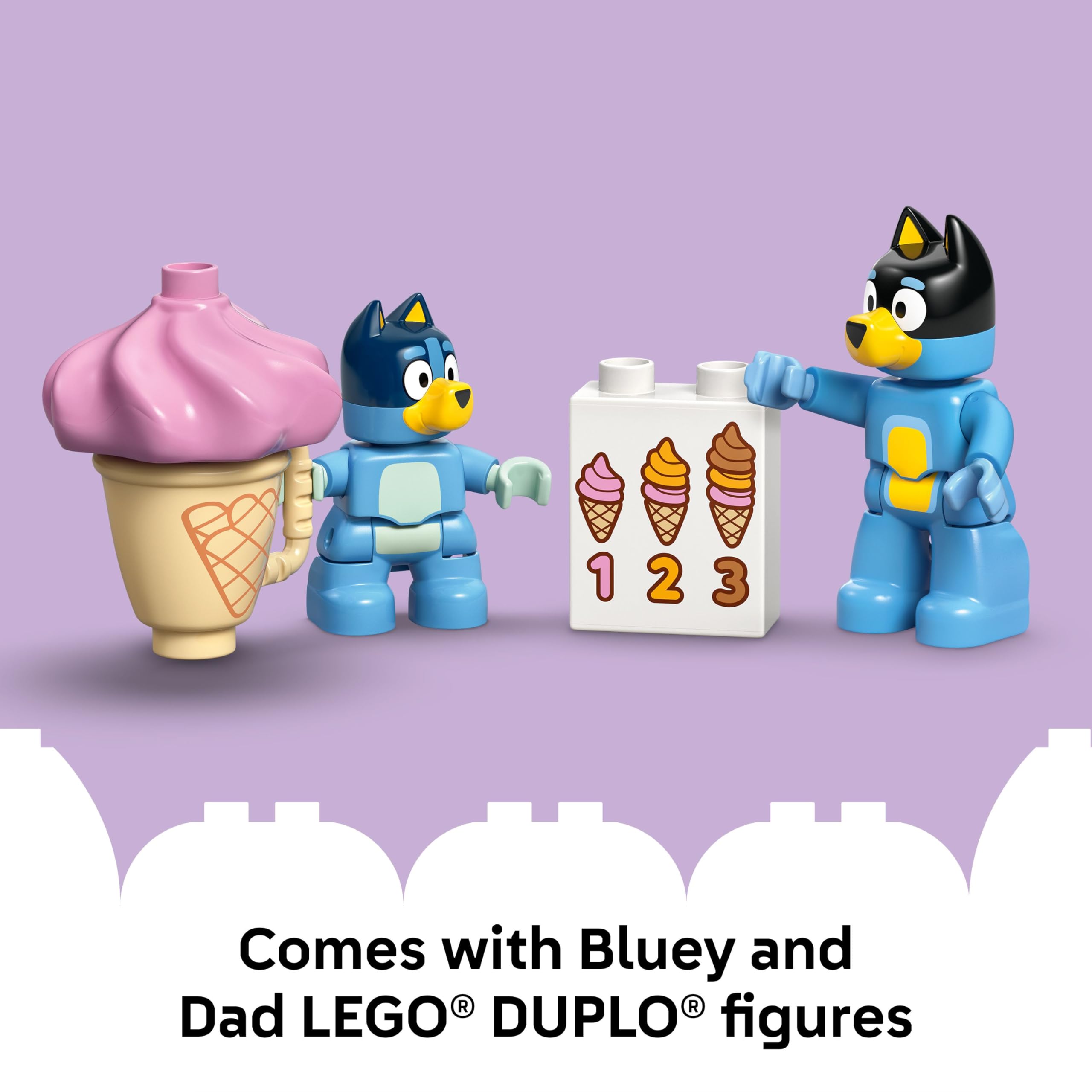 LEGO DUPLO comparación con mano infantil muestra tamaño seguro