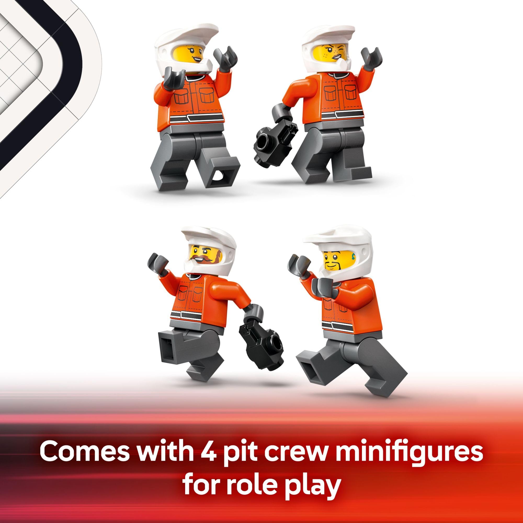 LEGO escena de juego familiar fomentando imaginación compartida
