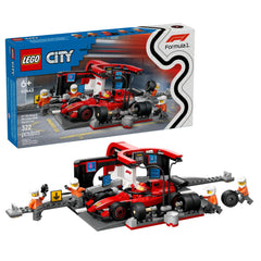 LEGO Ferrari vista frontal mostrando diseño y detalle realista