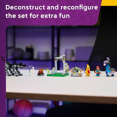 LEGO Supply Llama y lobo posable exhibiendo movimiento y dinamismo