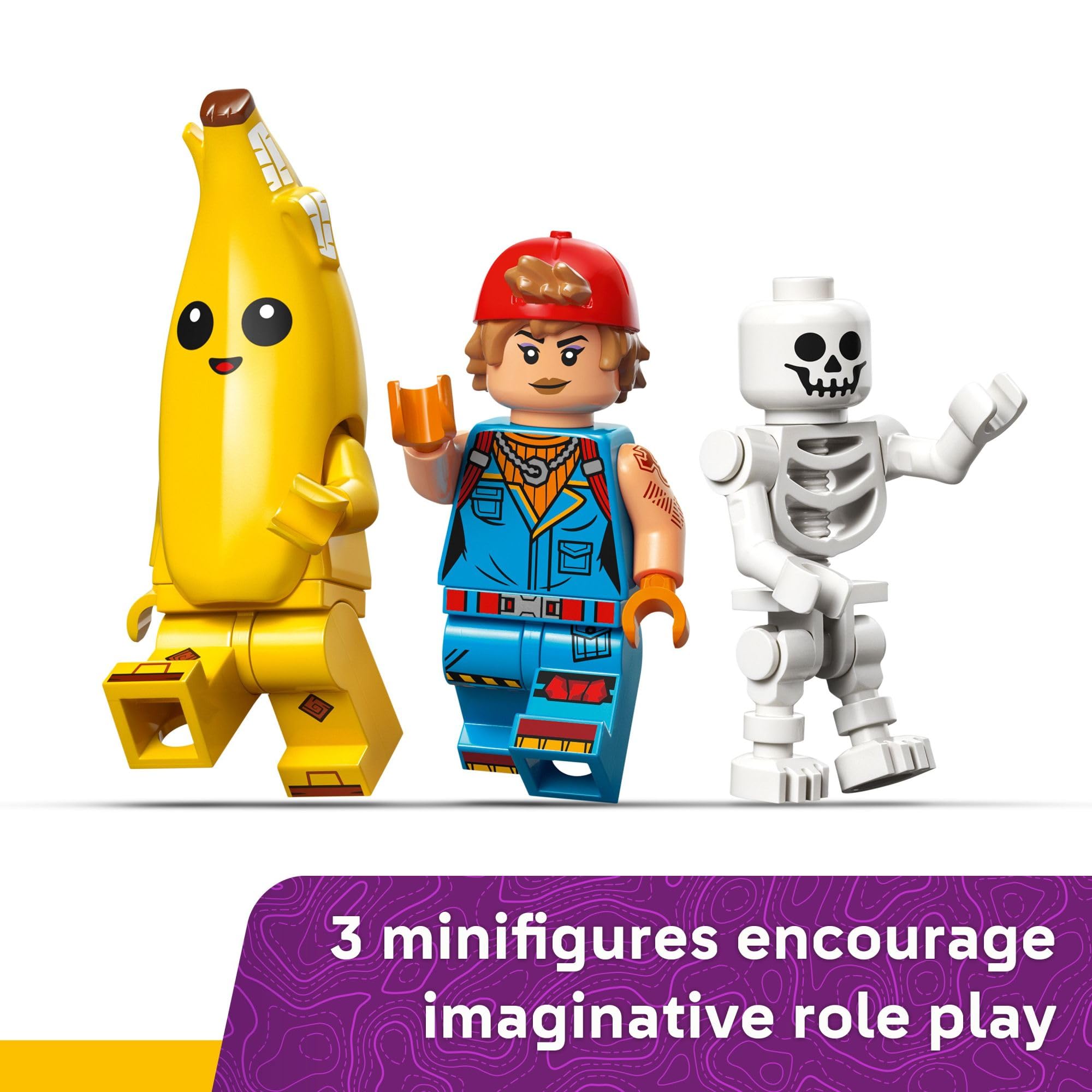 LEGO ruinas montadas en escala para exhibir y jugar, ocupación compacta
