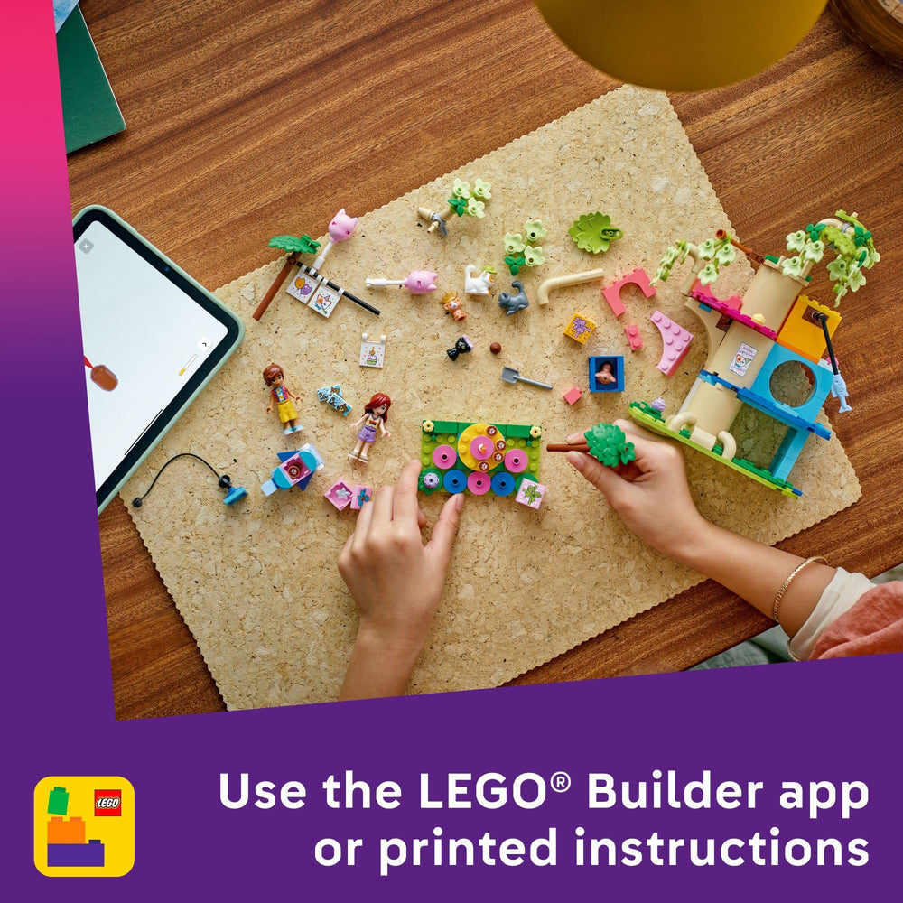 LEGO Friends escena de juego montada en mesa ideal para compartir y estimular la imaginación