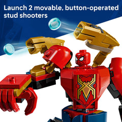 LEGO lanzadores de studs del mecha Spider-Man, acción y disparos precisos