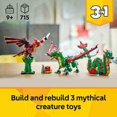 LEGO medieval dragon wing close-up showing articulation and realistic poseability benefit