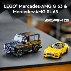 LEGO Mercedes SL 63 detalle interior ofreciendo realismo y juego inmersivo