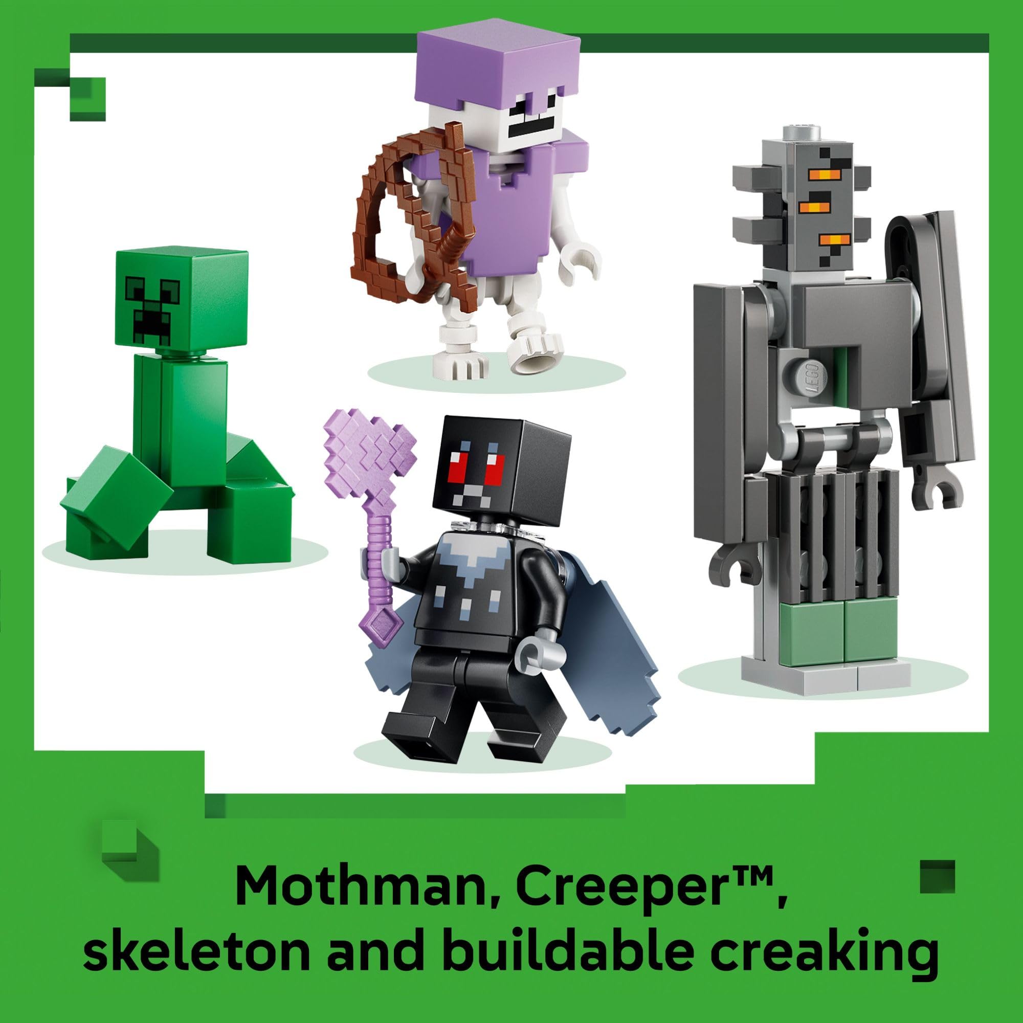 LEGO Minecraft colección de accesorios con cofre y resinas para historias creativas