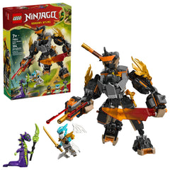 LEGO NINJAGO empaque frontal mostrando set completo y beneficios de juego