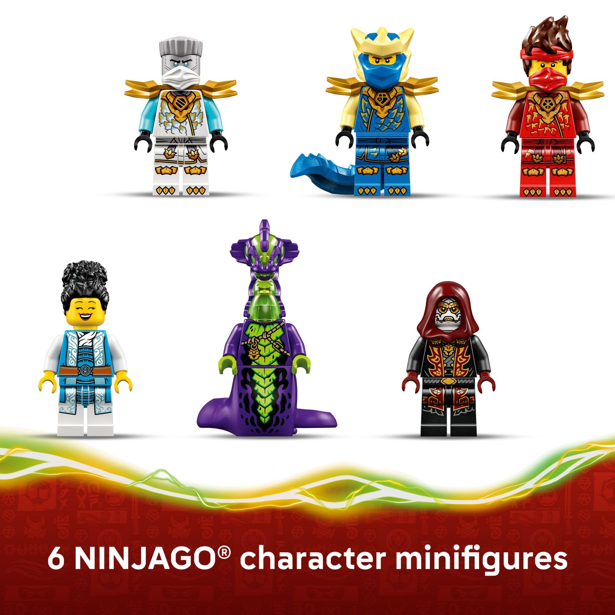 LEGO NINJAGO trap and rotating bridge close-up showing interactive mechanics