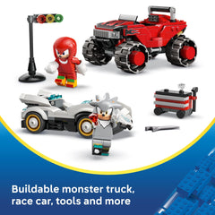 LEGO Knuckles minifigura con expresión y accesorios para carreras emocionantes