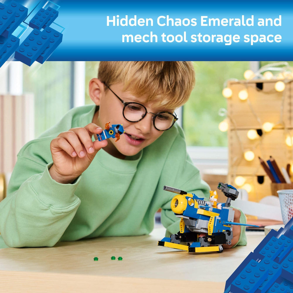 LEGO Cyclone cabina interior con herramientas, fomenta mantenimiento imaginario