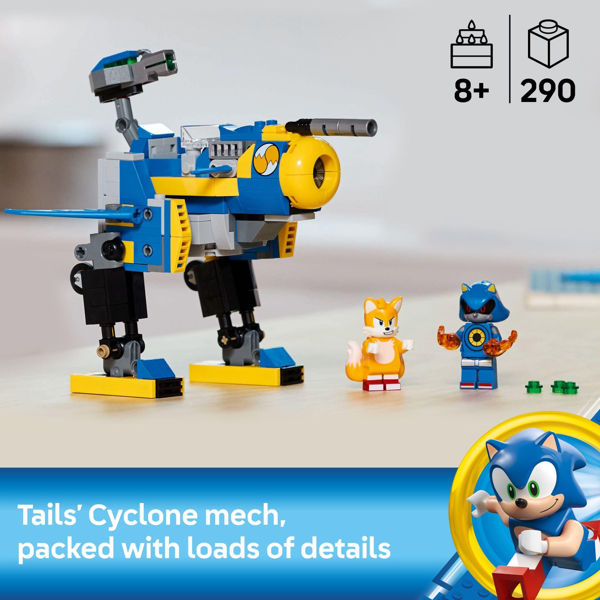LEGO Cyclone detalle de la torreta con lanzador, acción y precisión