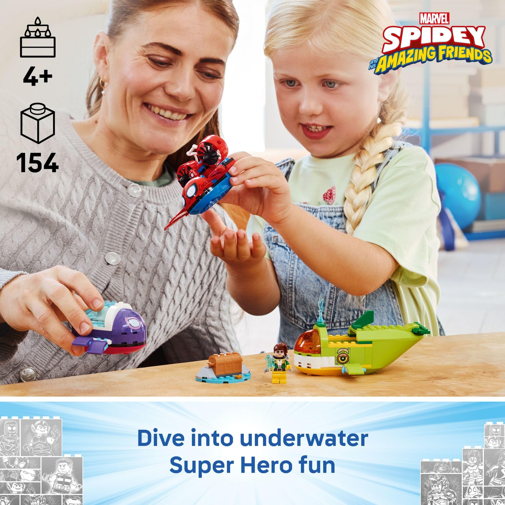 LEGO Spidey detalle de piezas Starter Bricks para montaje fácil