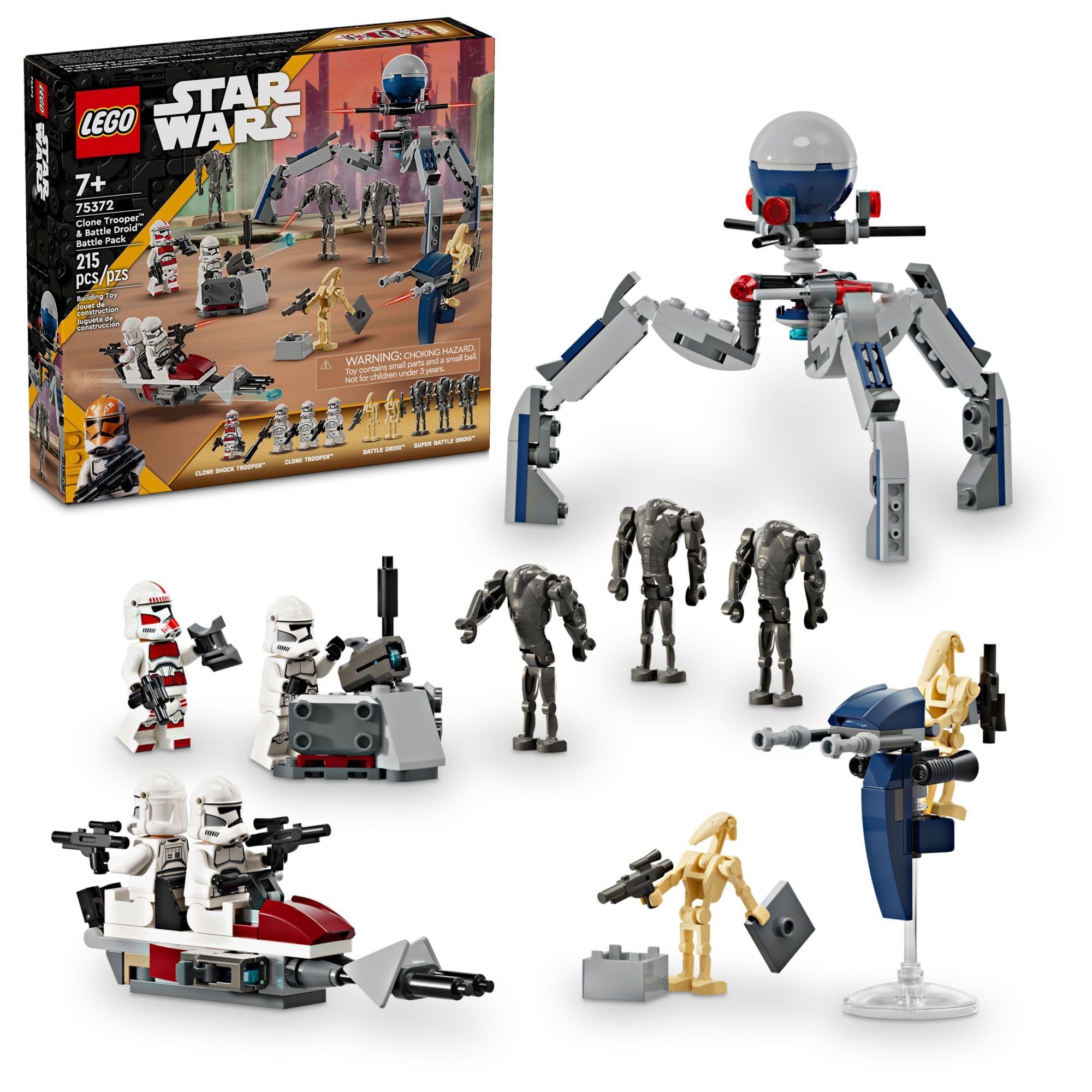 LEGO frontal del empaque mostrando piezas y personajes, ideal para identificar set