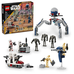LEGO frontal del empaque mostrando piezas y personajes, ideal para identificar set