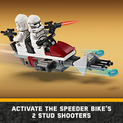LEGO STAP con Battle Droid mostrando escala y posibilidades de combate