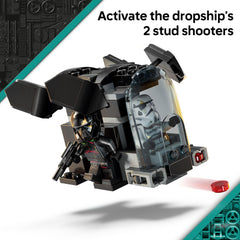 LEGO las cuatro minifiguras Death Trooper y Night Trooper con cascos y blasters