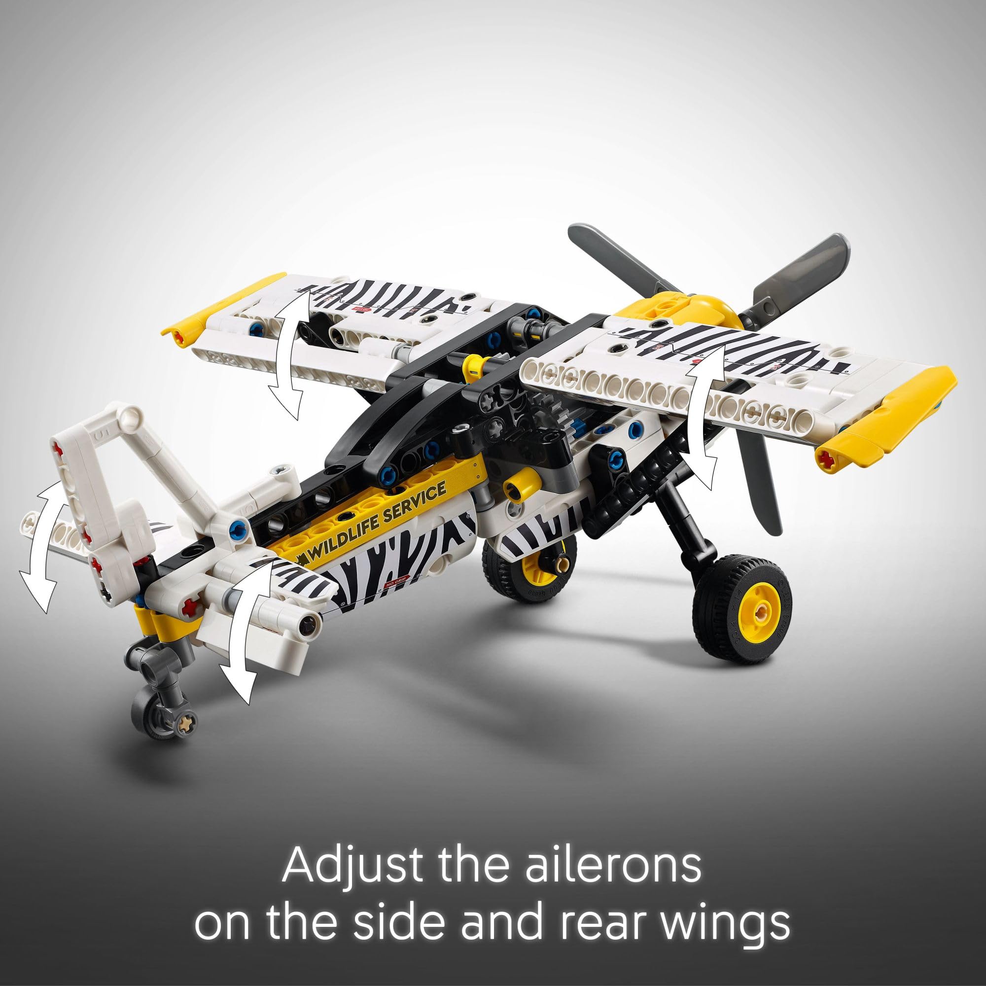LEGO Technic cabina y tren de aterrizaje detallados para juego y exposición