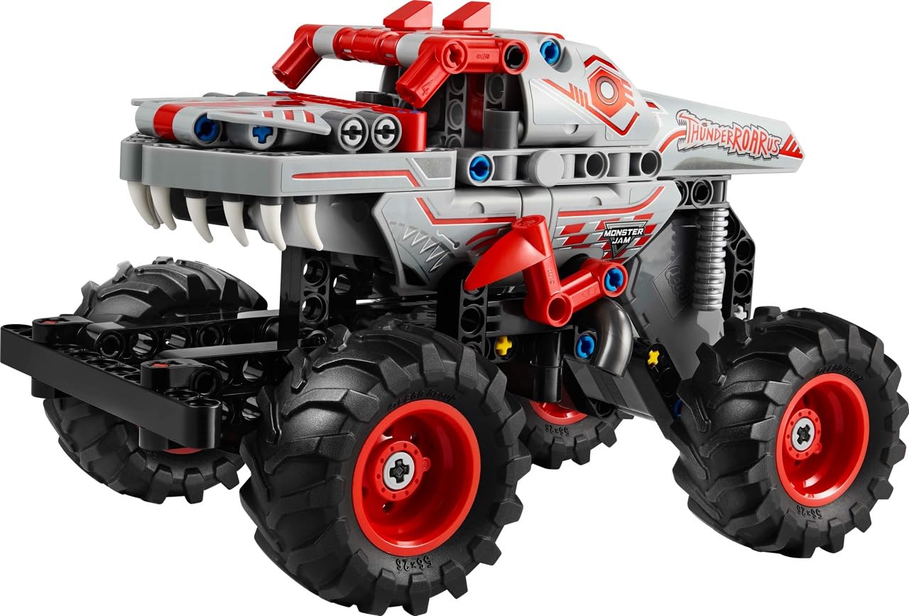 LEGO ThunderROARus textura de ruedas resistente, ideal para superficies diversas