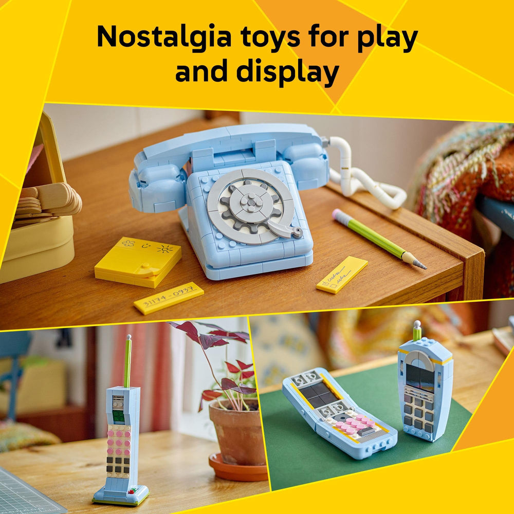 LEGO teléfono cordón y auricular flexible que amplía el juego táctil