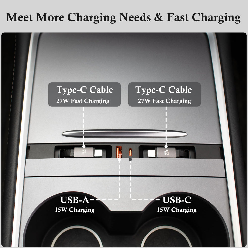 Leikaendi retractable USB‑C cable detail with magnetic return for neat storage