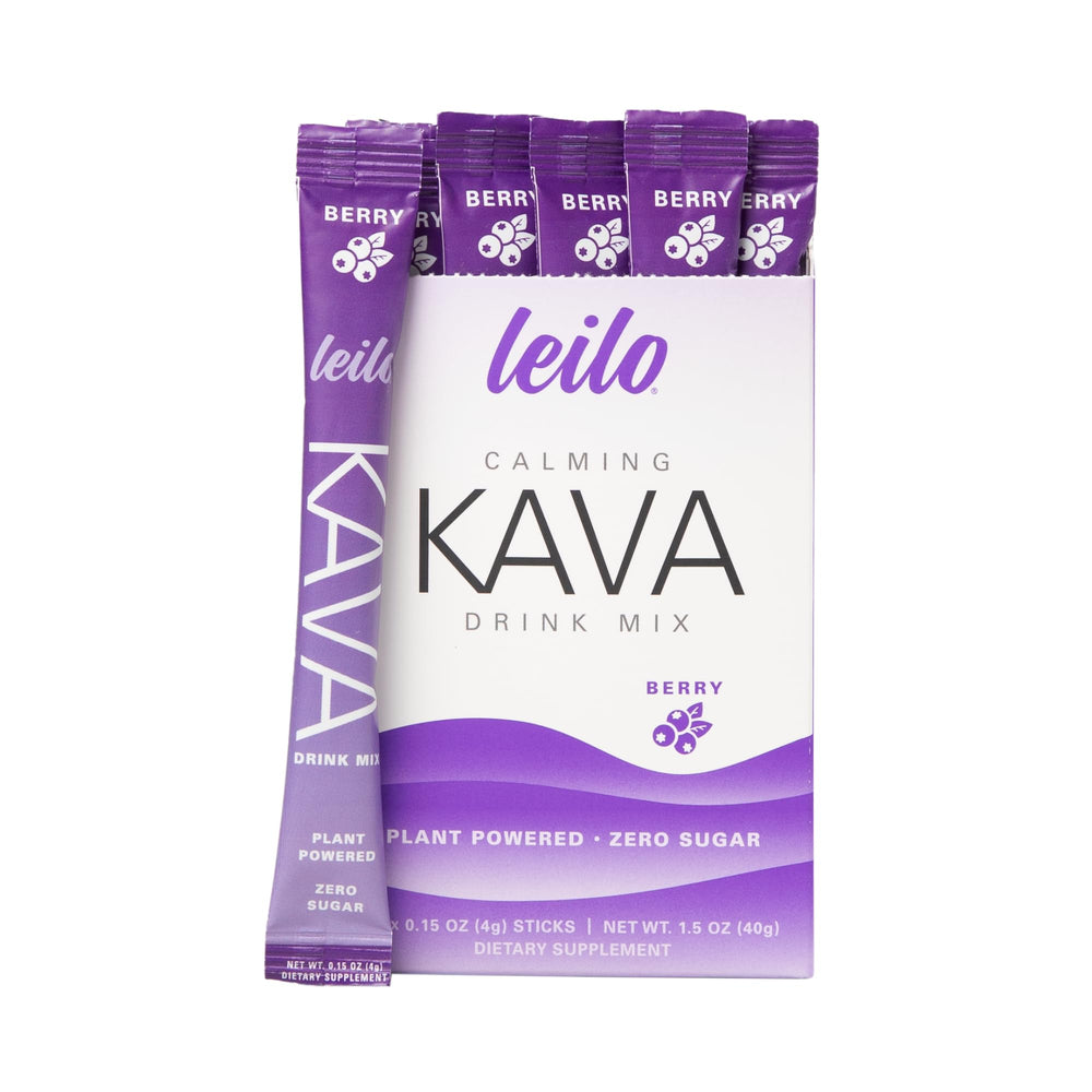 Leilo pack frontal con 10 sticks Berry mostrando diseño y conveniencia
