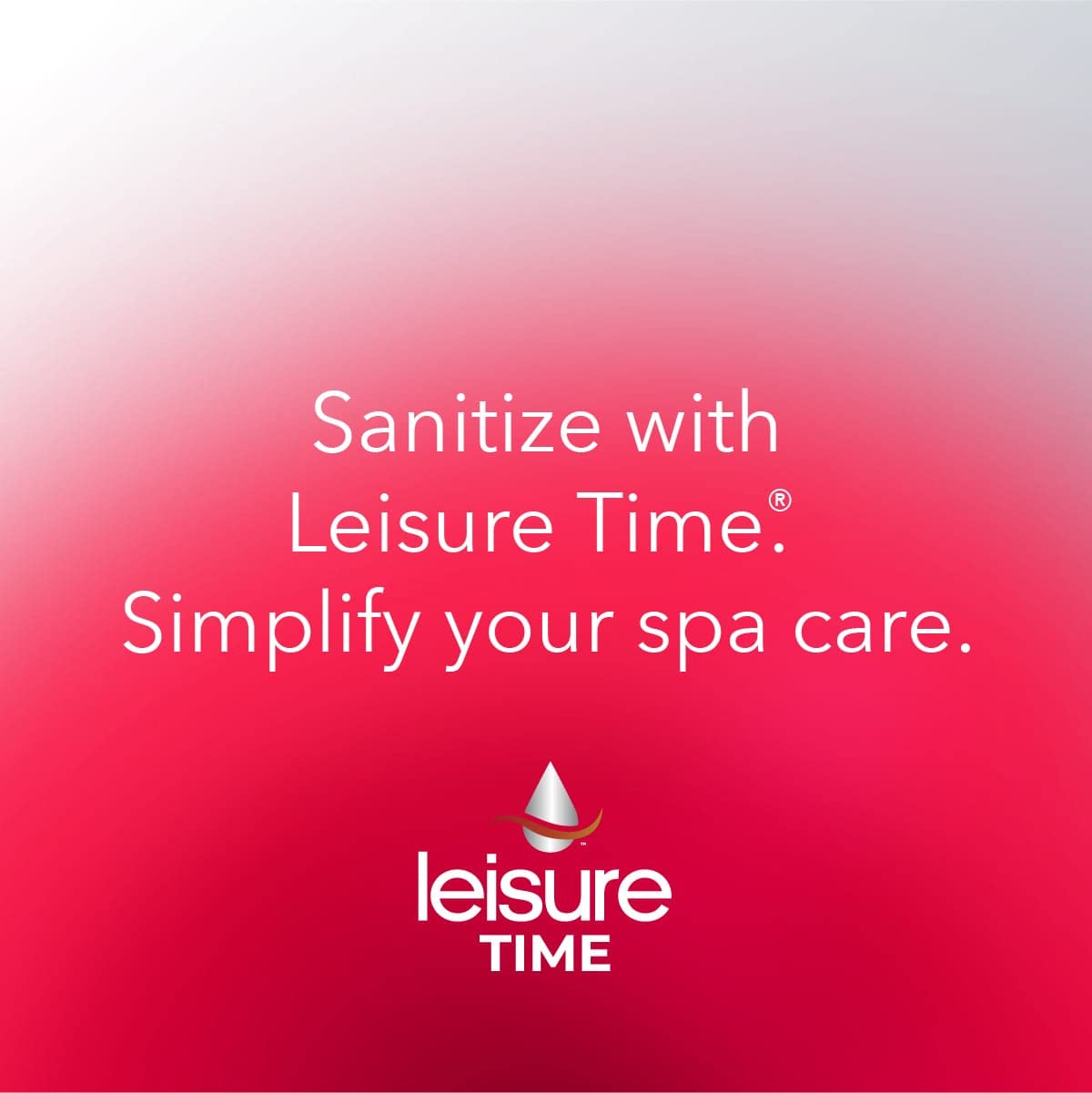 LEISURE TIME RENU2 used beside a backyard spa conveying fresh water and relaxed users