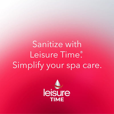 LEISURE TIME RENU2 used beside a backyard spa conveying fresh water and relaxed users