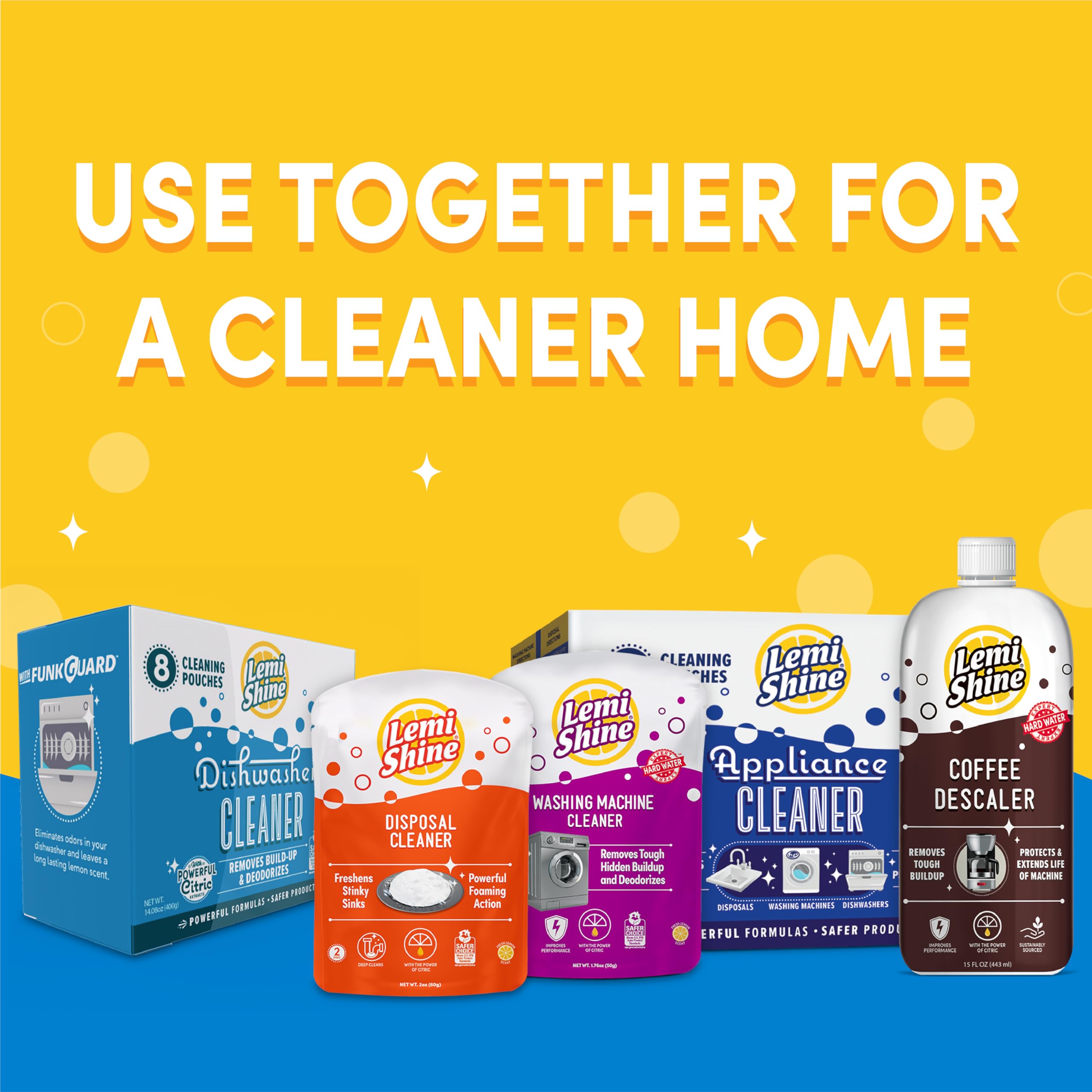 Lemi Shine en cocina ecofriendly resaltando fórmula biodegradable y segura