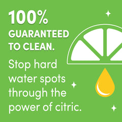 Lemi Shine citric-acid granules close-up highlighting concentrated formula