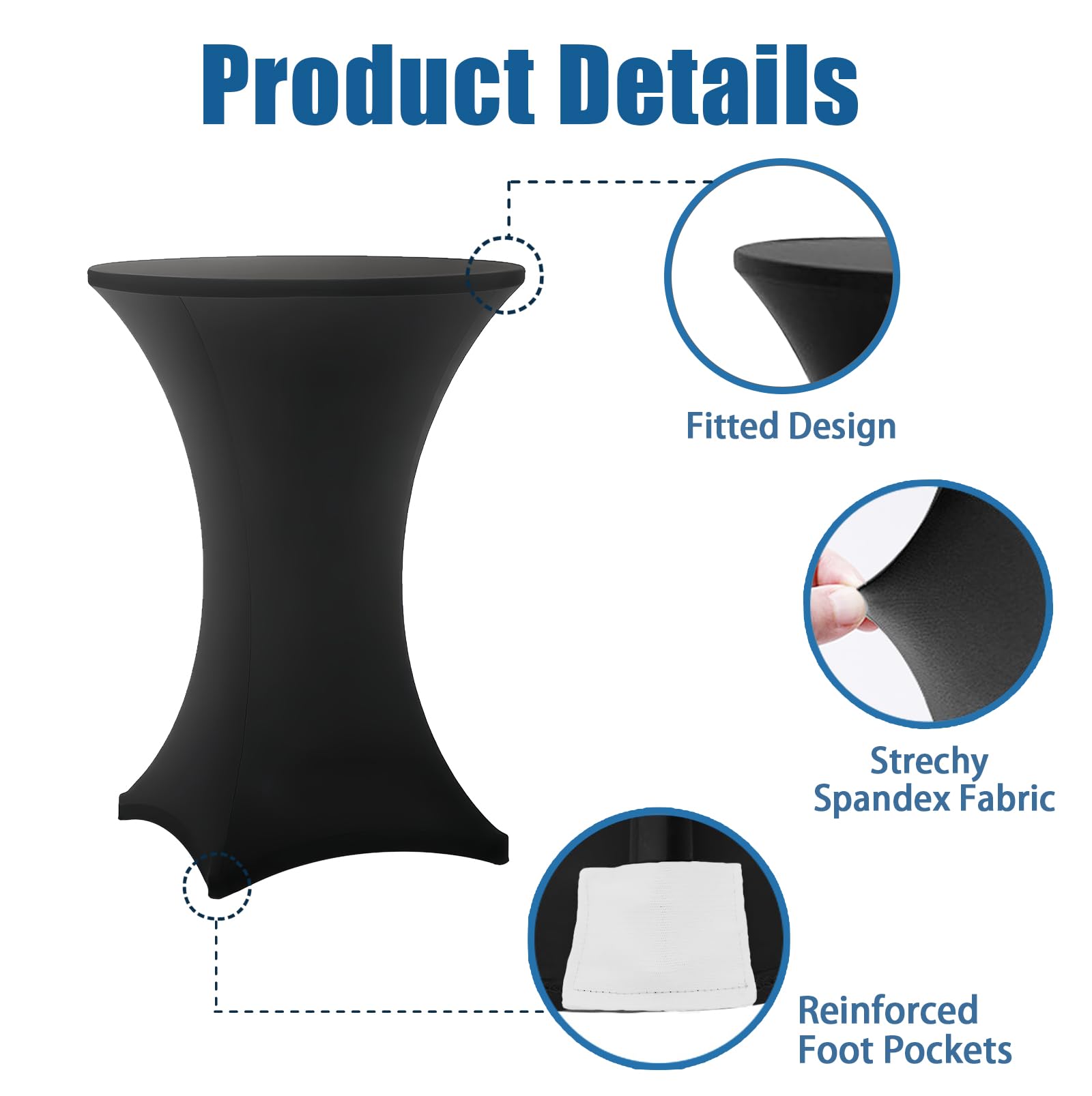 Lemict side profile showing smooth skirt and concealed base benefit