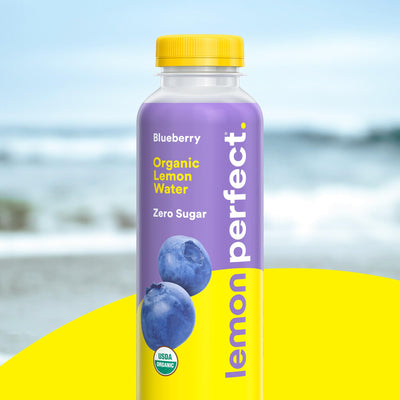 Lemon Perfect surprise flavor label detail emphasizing clean ingredients