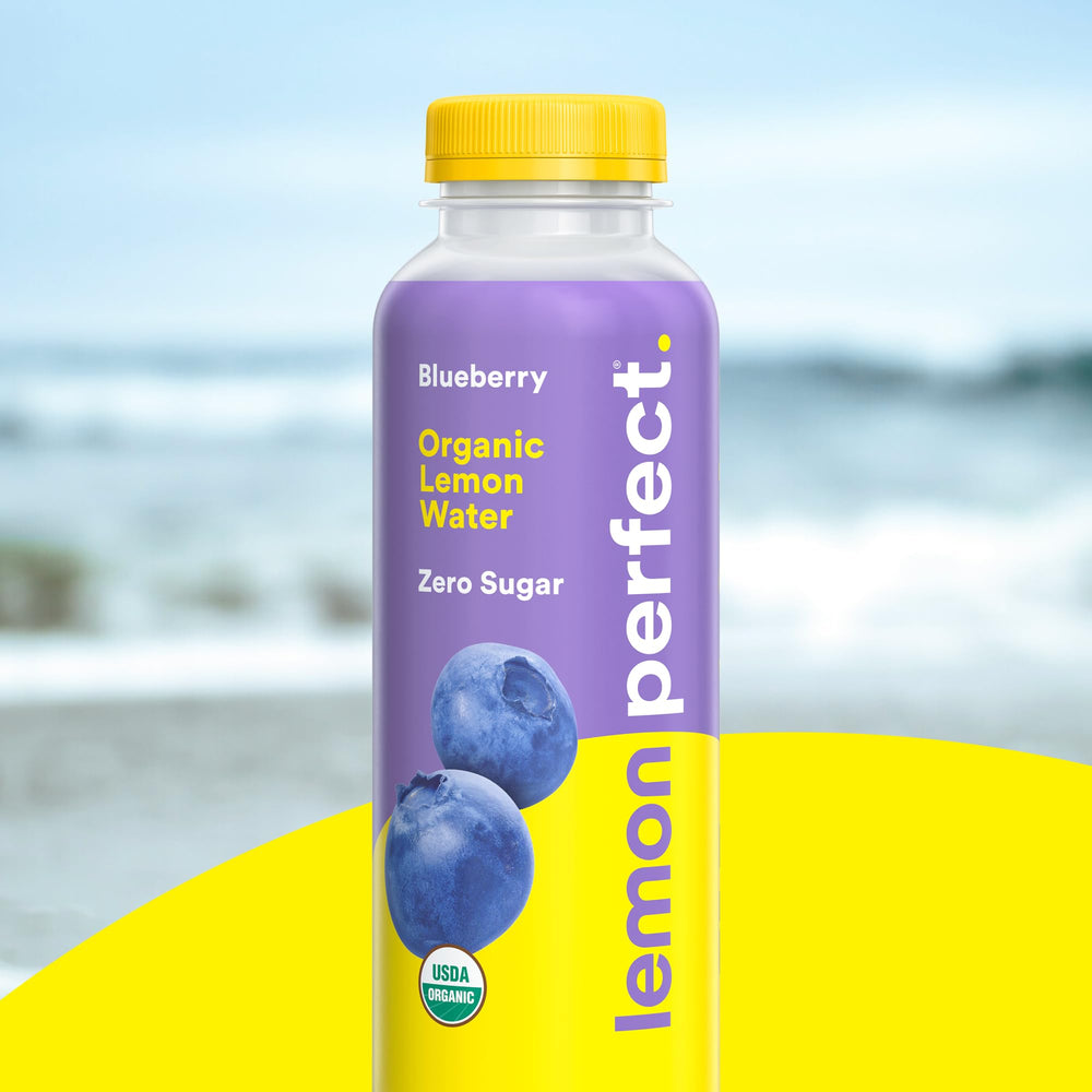 Lemon Perfect surprise flavor label detail emphasizing clean ingredients