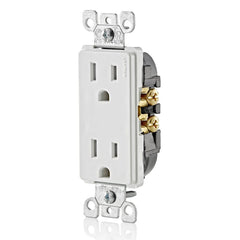 Leviton Decora primer plano del obturador interno TR, evita entrada de objetos