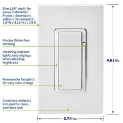 Leviton Decora Smart instalado en salón, control por voz y ambiente agradable