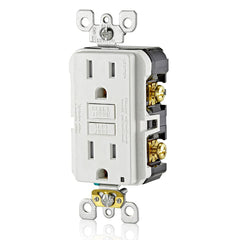 Leviton GFCI obturadores tamper-resistant cerrados protegen a niños
