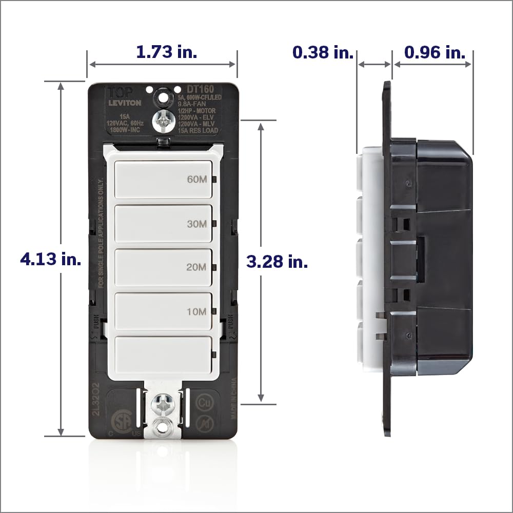 Leviton wiring diagram and label view aiding correct electrical hookup