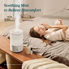 Levoit Dual150 top-fill opening for easy refill and no-spill benefit