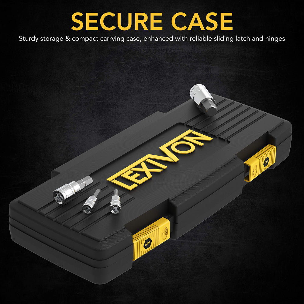 LEXIVON bit-tip chamfer detail demonstrating precise entry and reduced fastener slipping
