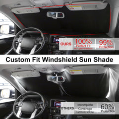 LHFLIVE parasol en uso en Ford F-150 estacionada para sombrear cabina