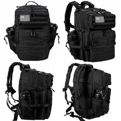 LHI vista de panel MOLLE con accesorios añadidos para versatilidad