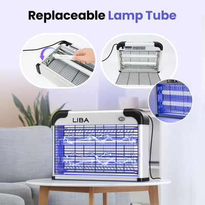 LiBa placed on kitchen counter reducing flies without chemicals