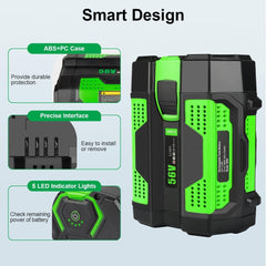 LiBatter side label showing 5.0Ah specs for clear capacity info
