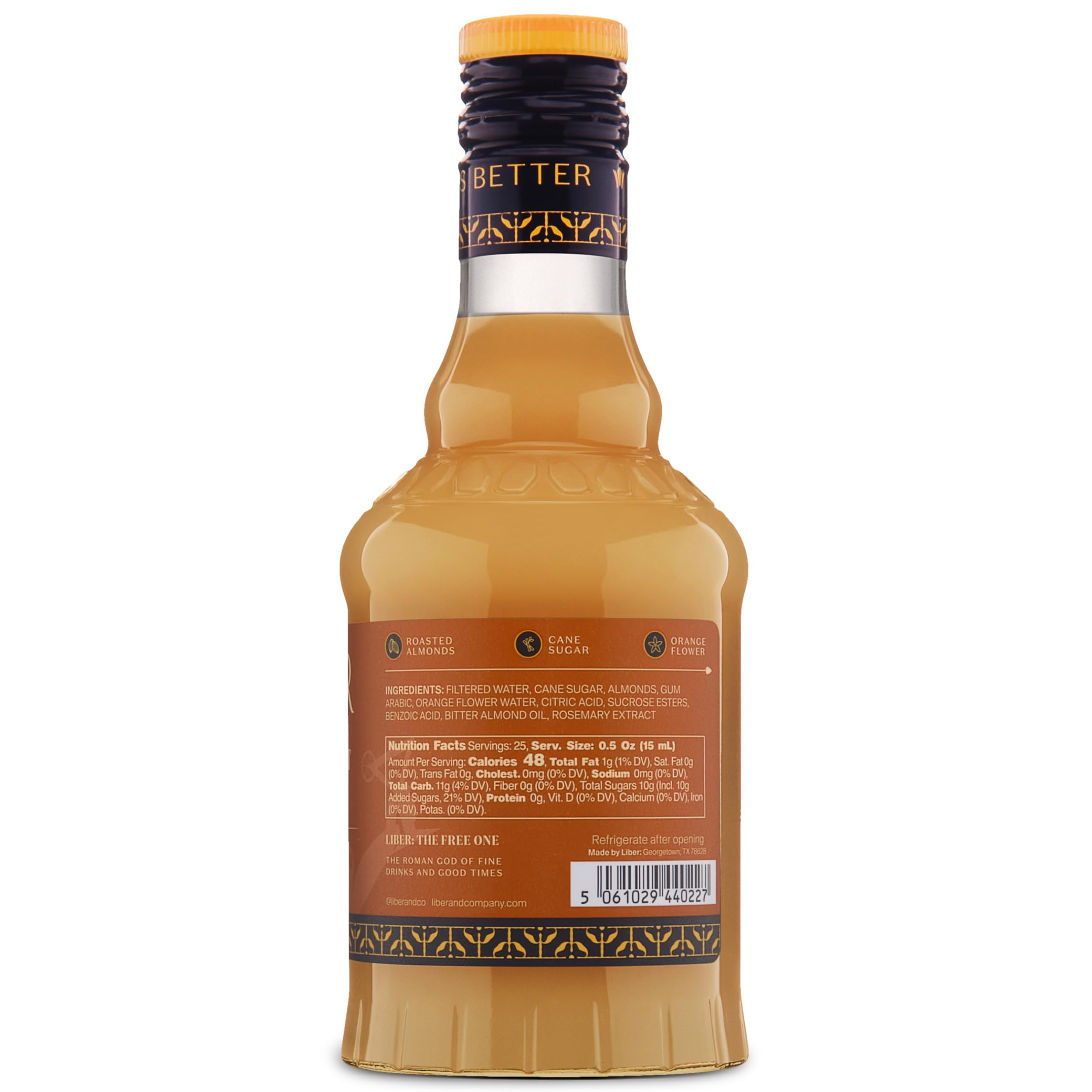 Liber & Co. orgeat usado en Mai Tai clásico, aporta sabor auténtico