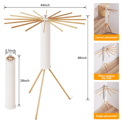 LIENAHU folded flat rack demonstrating compact storage and easy stowaway