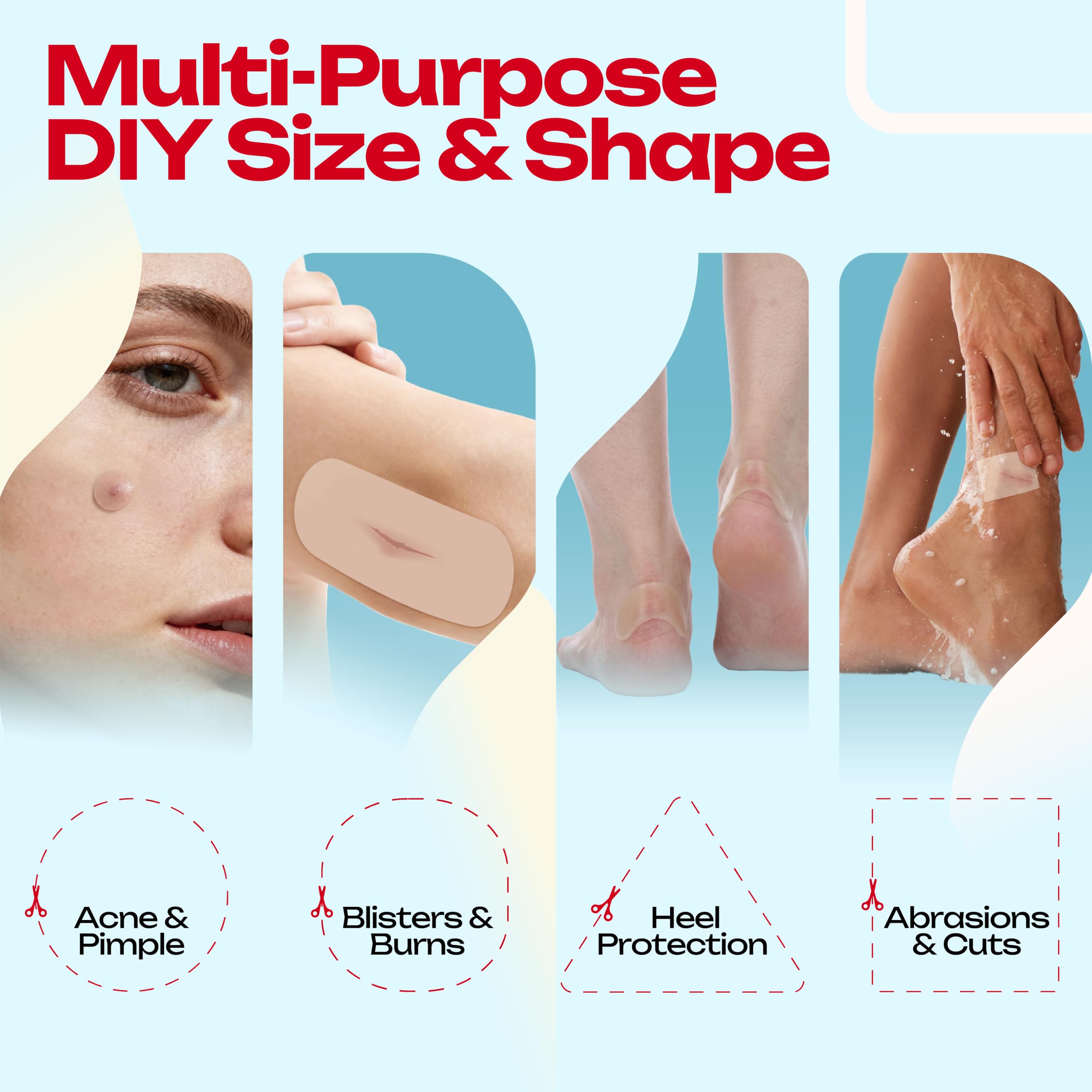 Parche nasal LIFARA colocado en rostro para protección y absorción
