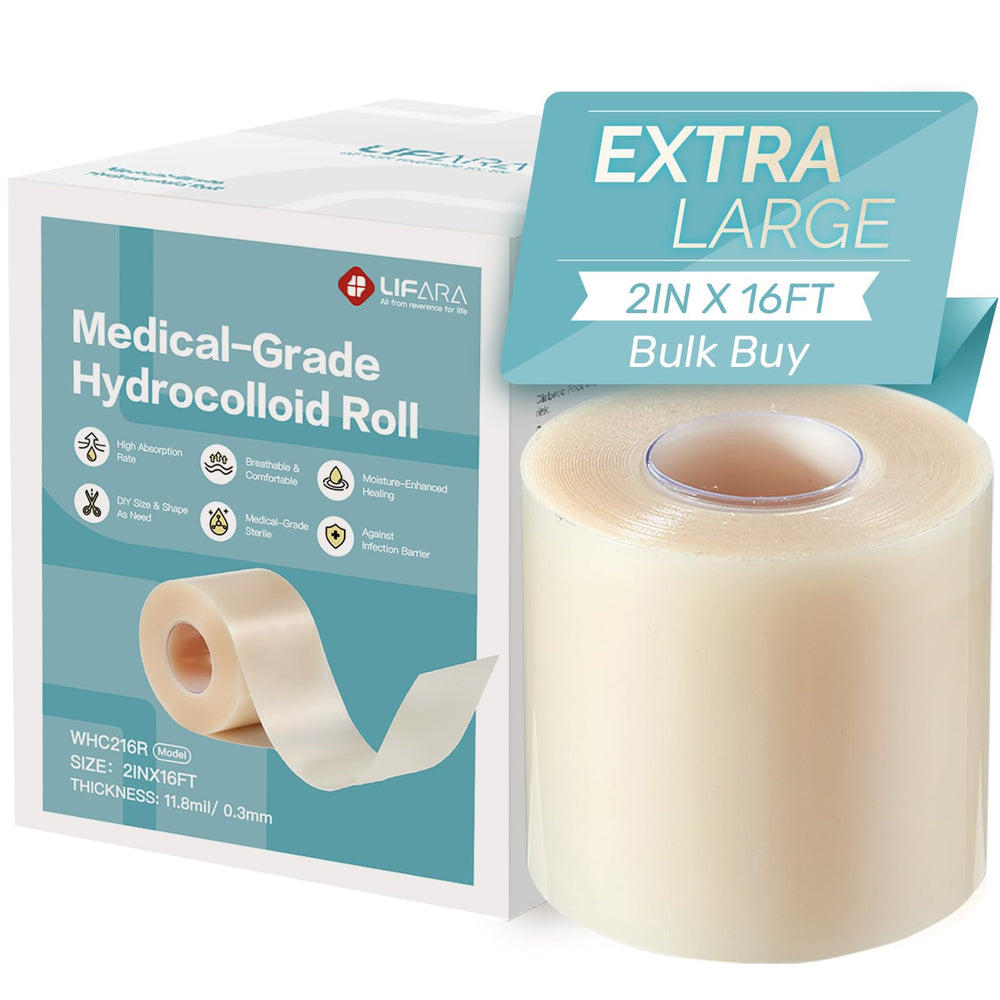 LIFARA rollo frontal del empaque mostrando tamaño y formato práctico