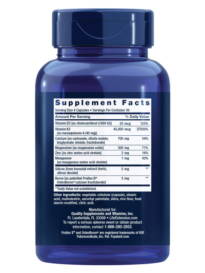 Close-up of Life Extension bottle cap and top label indicating premium formula