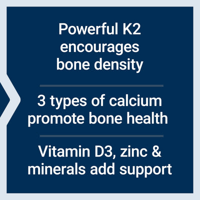 Loose capsules beside ingredient sources showing calcium and mineral blend
