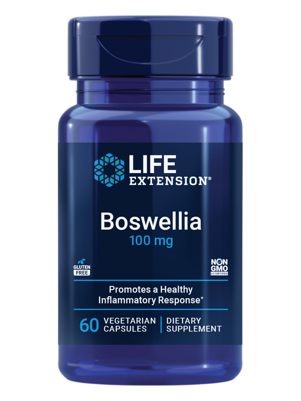Life Extension envase frontal mostrando el producto y beneficios visibles
